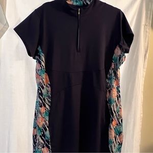 Pebble Beach Tropical Collection Short Sleeve Golf Dress  Size 2XL